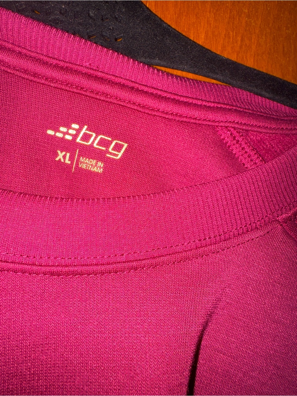 bcg Raspberry Crewneck Sweatshirt - Picture 4 of 5